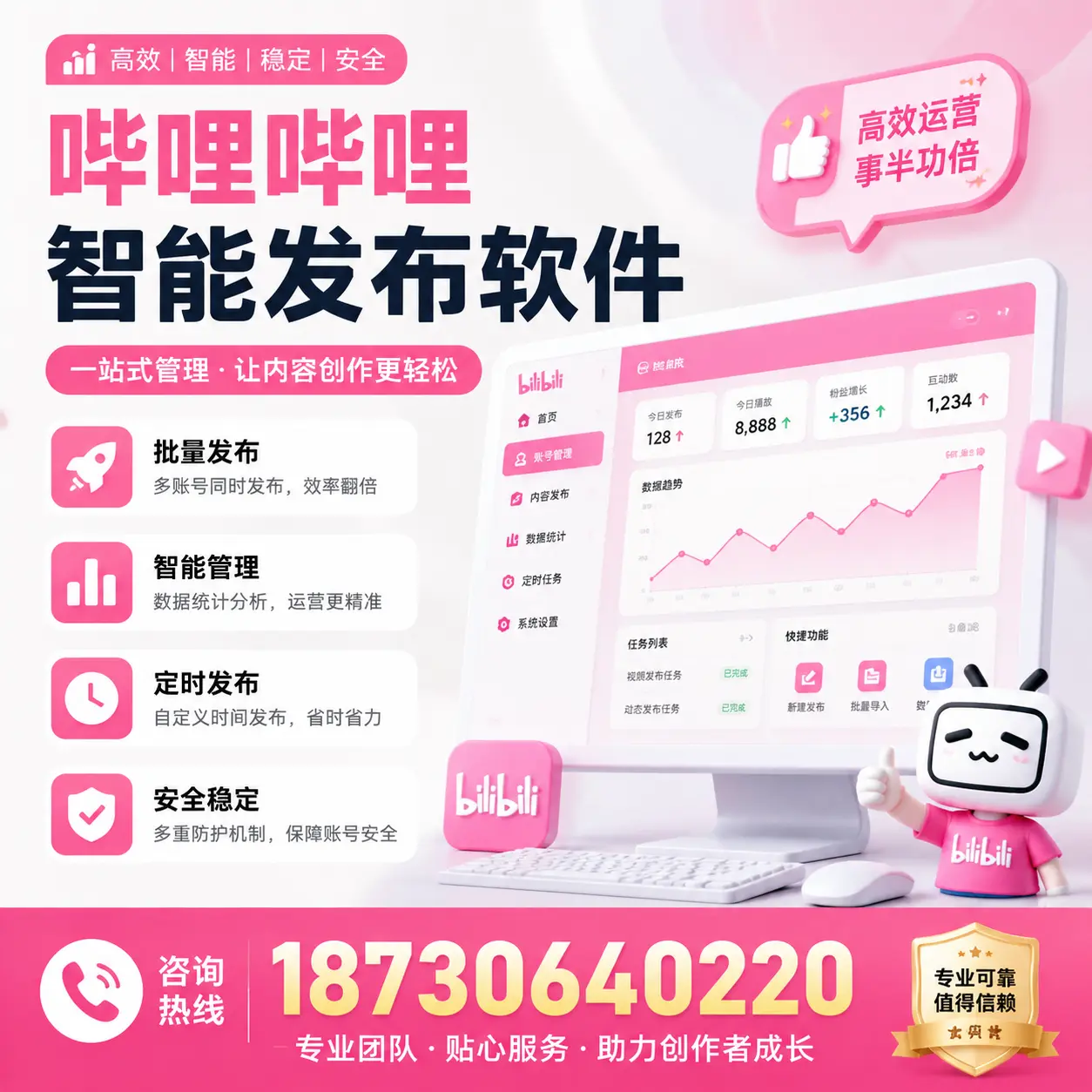 如何评估哔哩哔哩智能发布软件的ROI?梧州 企业必读