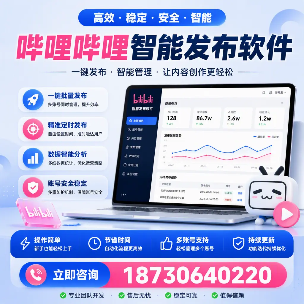 如何在 梧州 制定有效的哔哩哔哩智能发布策略